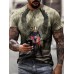 Motorcycle Men's Short Sleeve Graphic T-Shirt HE1010-01-03