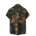 Men's Floral Print Lapel Shirt 33284840X