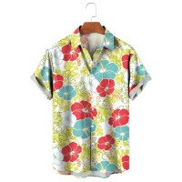 Hawaiian Resort Hibiscus Short Sleeve Shirt