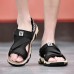 Men Daily Buckle Outdoor Walking Rubber Soled Casual Sandals