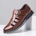 Men Hook Loop Hollow Out Business Casual Dress Sandals