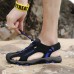 Men Close Toe Elastic Band Outdoor Light Weight Sport Beach Sandals