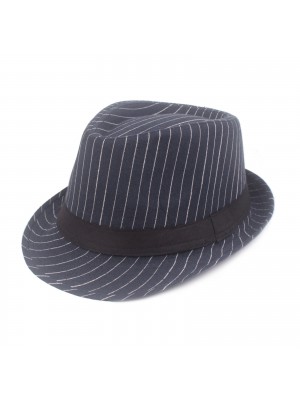 Men Cotton Striped Casual All  match Sunshade Top Hats Flat Hats